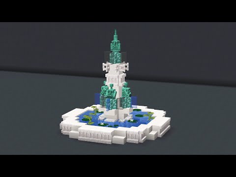 Видео: Фонтан в майнкрафте