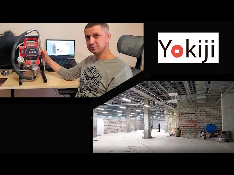 Видео: Как работает окрасочный аппарат #Yokiji 120 на больших объемах? Реальный отзыв от покупателя