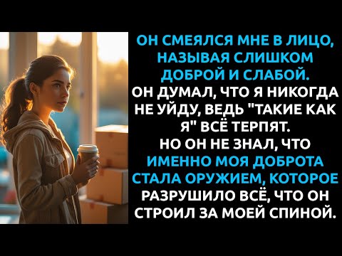 Видео: "Ты СЛИШКОМ МЯГКАЯ, чтобы уйти" — сказал он. Я решила доказать, КАК СИЛЬНО он ошибался.