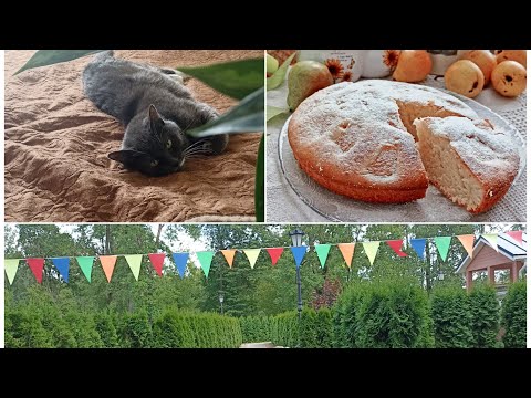 Видео: Будни мамы🌷 В парке 🌳 Грушевый пирог 🥧