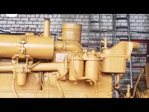 Видео: Бульдозер Б10м с новым ДВС.