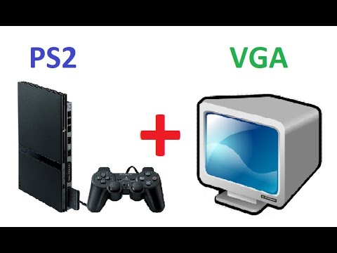 Видео: playstation 2 to VGA подключение к монитору