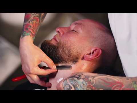 Видео: Мастер класс по оформлению бороды (подбривание контуров бороды бритвой)