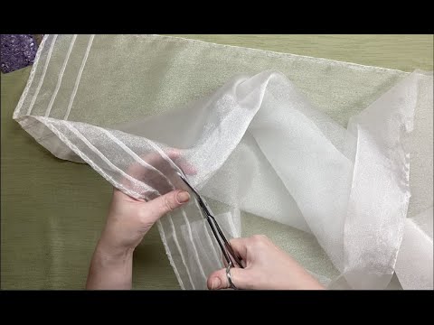 Видео: Полезная Вещь из Старой Занавески❗️DIY Idea from the Old Curtain❗️Una cosa útil del viejo telón