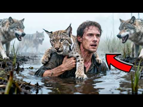 Видео: Он спас рысь от СТАИ ВОЛКОВ! То, что произошло потом - ДО СЛЁЗ!