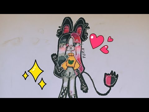Видео: Показываю новый стиль рисования фурри/туториал 🤗🤗🤗