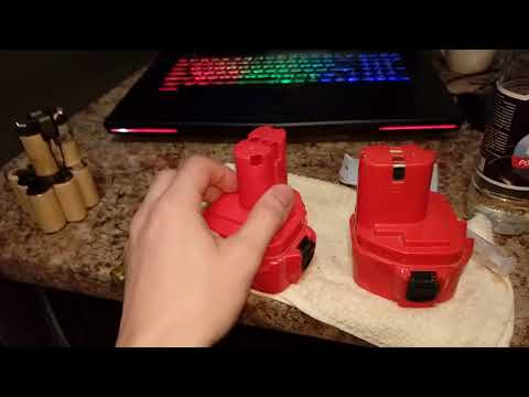 Видео: из ТГ Как разобрать аккумулятор (аккумуляторный пак) от шуруповерта MAKITA без шума и стука )))