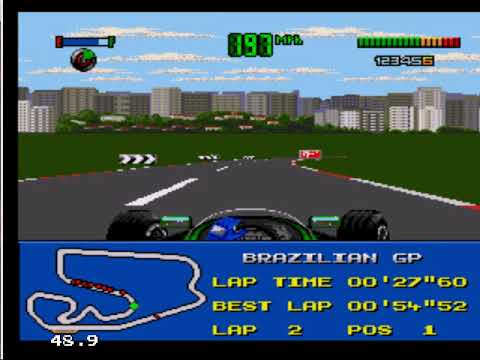 Видео: F1 World CE.Sega.1 место.Режим Hard.Прохождение Formula 1.Формула 1.