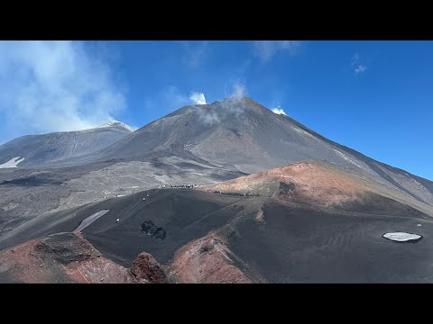 Видео: Этна, Сицилия- хайкинг на вулкан