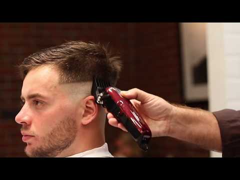 Видео: Мастер-класс по технике мужских стрижек фэйд, Академия Barber Expert