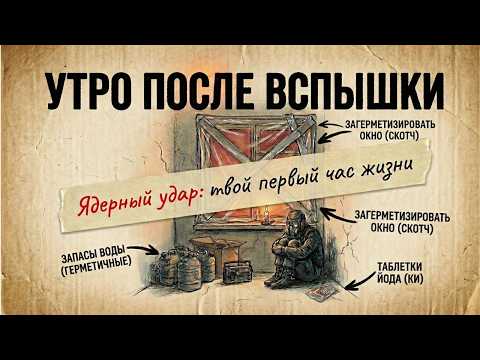 Видео: Ядерный взрыв: 60 минут, чтобы выжить. Твой пошаговый план