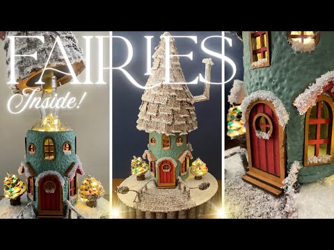Видео: Рождественская световая инсталляция «Домик фей» в бутылке! Вдохновлено @maryinthefairyland895