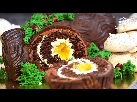 Видео: ТОРТ-РУЛЕТ «РОЖДЕСТВЕНСКОЕ ПОЛЕНО» 🎄 | СКАЗОЧНЫЙ ДЕСЕРТ, КОТОРЫЙ ПОКОРИТ ВСЕХ! ✨ | Хочу ТОРТ