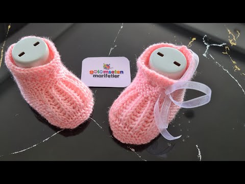 Видео: Белоснежка для специальной вязки модели пинеток для новорожденных / Модель вязаных пинеток