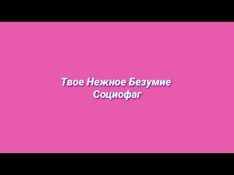 Видео: Твое Нежное Безумие - Социофаг (slowed + reverb)