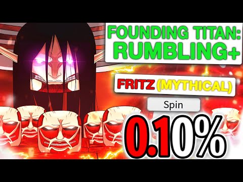 Видео: Используйте 30 000+ ВРАЩЕНИЙ, чтобы получить РЕДЧАЙШИЙ клан в Attack on Titan Revolution Fritz