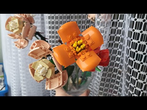 Видео: лего цветы. лего букет для мамы