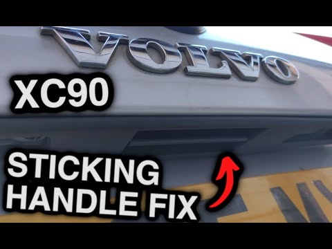 Видео: Volvo XC90 Заедание ручки двери багажника: ремонт/модификация