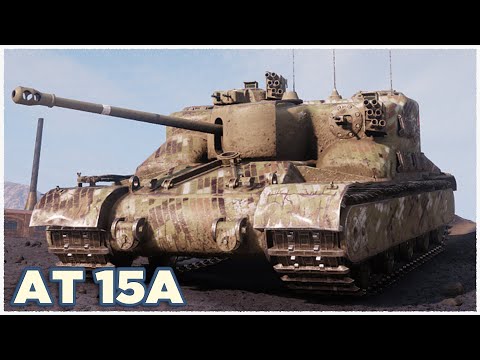 Видео: AT 15A • МАЛЕНЬКАЯ КРЕПОСТЬ • World of Tanks Gameplay