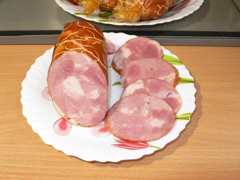 Видео: Ветчина домашняя высшего сорта в Универсальной Домашней Коптильне УДК-50