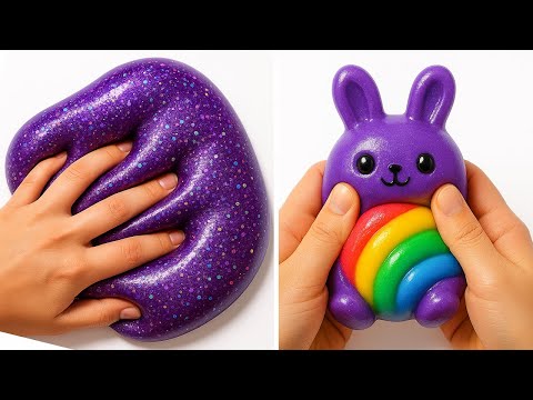 Видео: Расслабляющие АСМР-видео со слаймом для сна | Satisfying Slime No Talking ASMR 3736