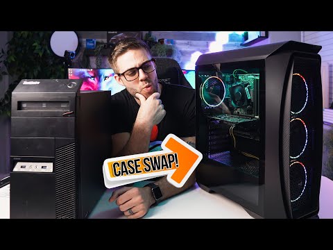 Видео: САМЫЙ ПРОСТОЙ ЗАМЕНА ОФИСНОГО ПК НА ИГРОВОЙ! | Замена корпуса Lenovo M93p MT