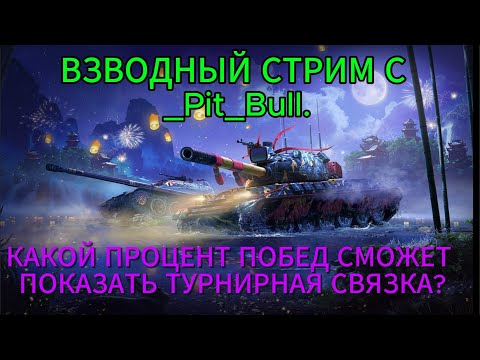 Видео: 🔴TanksBlitz | ВЗВОДНАЯ ИГРА ВМЕСТЕ С _Pit_Bull | КАКОЙ ПРОЦЕНТ СМОЖЕТ ПОКАЗАТЬ ТУРНИРНАЯ СВЯЗКА?