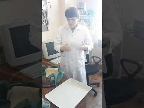 Видео: Накрывание стола перевязочной сестры