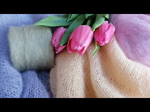 Видео: ВЯЗАНИЕ. Косынки из мохера. Как вяжу уголок. Как присоединяю нить и прячу кончики 🧶