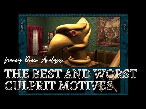 Видео: Выбираем ЛУЧШИЕ и ХУДШИЕ мотивы преступников в серии компьютерных игр «Нэнси Дрю»!!