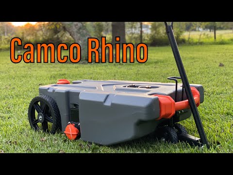 Видео: Распаковка и первые впечатления от резервуара для отходов Camco RHINO // Texas Young Guns