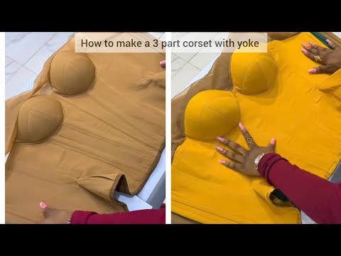 Видео: Сделай сам: как сшить блузку-корсет из трех частей #корсет