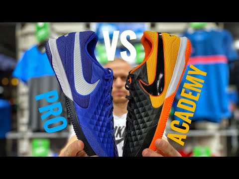 Видео: PRO VS ACADEMY Сравниваем ПРОШКИ И ПОЛУПРОШКИ Nike React Tiempo 8 PRO IC VS Nike Tiempo 8 Academy IC