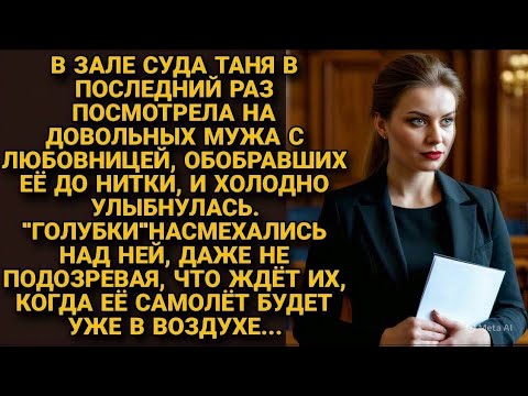 Видео: В суде, глянув на мужа и любовницу, обобравших её, усмехнулась. Голубки ещё не знали, что их ждёт