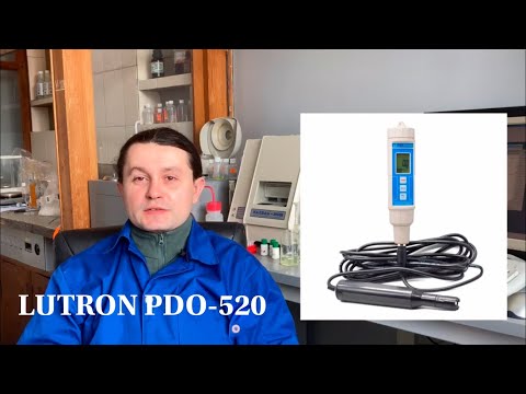 Видео: Оксиметр для измерения растворенного кислорода в воде LUTRON PDO-520