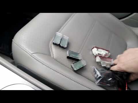 Видео: Подсветка области ног в салоне, карт дверей, багажника на VW Passat (USA)