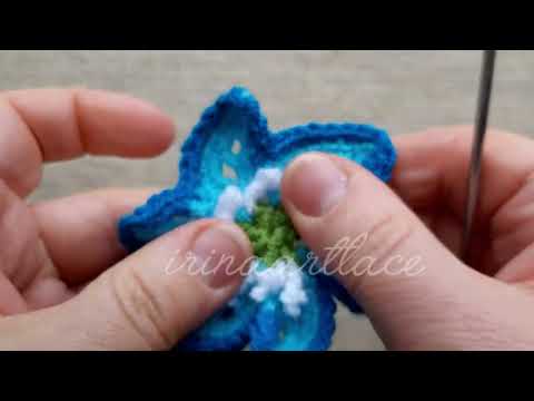 Видео: 🌸 Цветок крючком для ирландского кружева или как вязаная аппликация