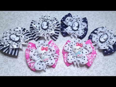 Видео: Супер-бантики из остатков ленты. Бантики для самых маленьких. Канзаши для начинающих. Kanzashi