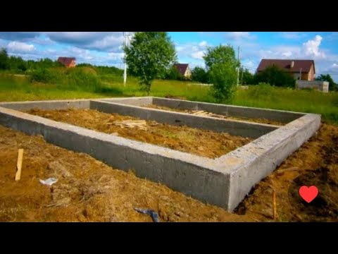Видео: фундамент из отсева.