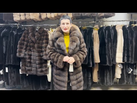Видео: Gevorg Furs✨ НОРКОВЫЕ ШУБЫ😍 СОБОЛЬ| КУНИЦА🔥 НОВИНКИ. Рынок Садовод. Москва