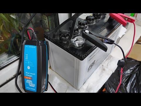 Видео: Как  разогнать Напряжение аккумулятора  FURUKAWA 74 Ач,  изменив настройки в МЕНЮ  АЗУ Victron 12/7