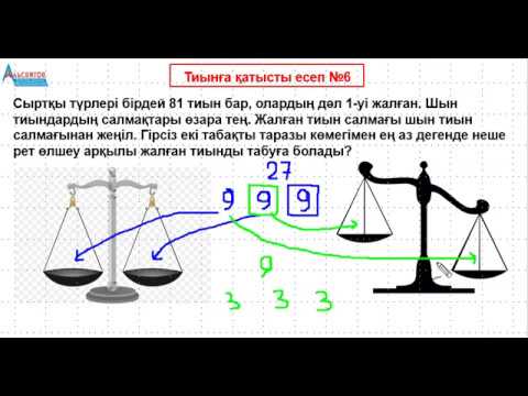 Видео: Тиынға қатысты есеп №6.  Жалған тиынды анықтау // Альсейтов білім беру орталығы