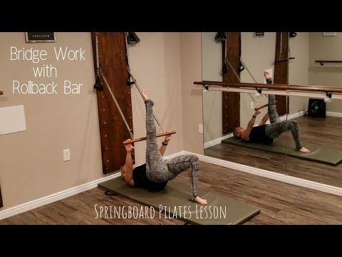 Видео: Урок пилатеса на трамплине: серия «Мост/Плечевой мост»