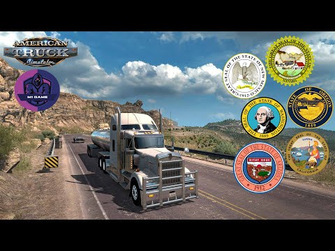 Видео: ATS v1.50 - За рулем Kenworth | Передаю привет Р.К.Н | M1 Game #109