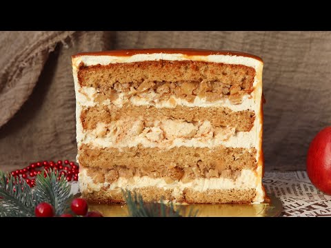 Видео: ЭТОТ ТОРТ ПРЕВЗОШЕЛ ВСЕ ОЖИДАНИЯ!🌸  ЯБЛОЧНЫЙ ТОРТ с КАРАМЕЛЬНЫМ БЕЗЕ 🌸Caramel apple cake recipe