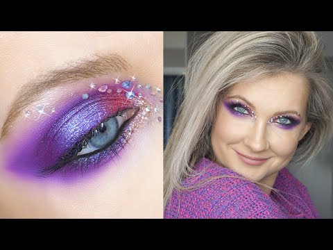 Видео: Повторяю образ Ultraviolet Fantasy из марафона Natalina MUA!