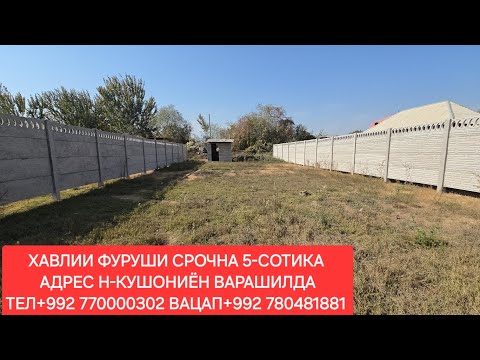 Видео: ХАВЛИИ ФУРУШИ СРОЧНА. Н-КУШОНИЁН ЧИСЛОИ 22Я10,2025,СОЛ.
