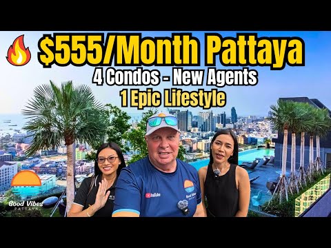 Видео: 🔥 $555/месяц в Паттайе – 4 квартиры, 1 потрясающий образ жизни!