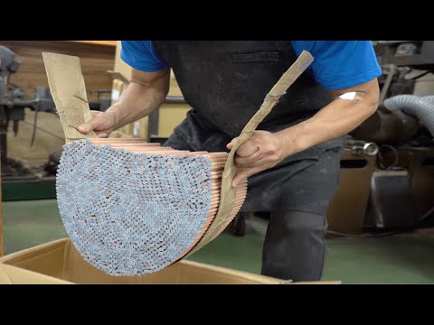 Видео: Процесс массового производства карандашей. Фабрика по производству карандашей в Японии.