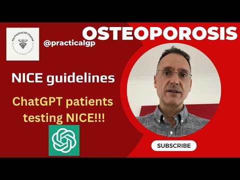 Видео: Борьба с остеопорозом: изучаем рекомендации NICE с пациентами, принимающими чат GPT!